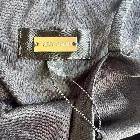 NWT Alexia Admor Women’s Small Decorative Mesh Top with Black Cami - Picture 6 of 8